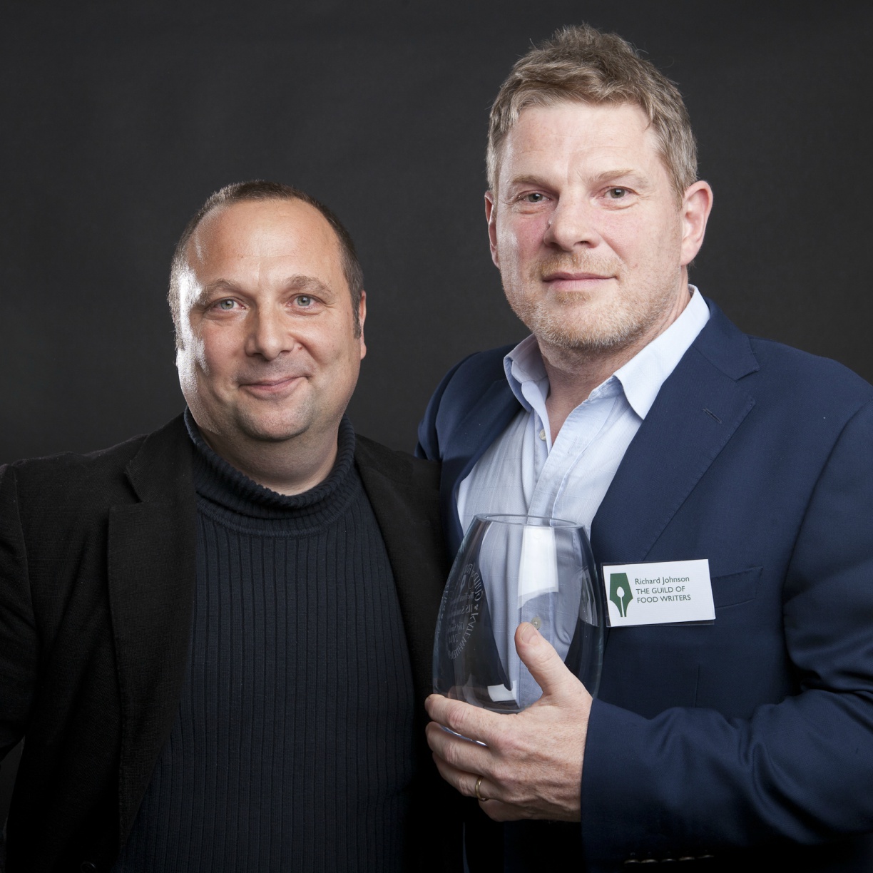 From left to right: Dan Saladino and Richard Johnson from BBC Radio 4's The Food Programme